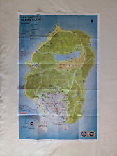 Grand Theft Auto GTA V 5 Los Santos mapa de papel dupla face PS4 PS5 XB1 Xbox comprar usado  Enviando para Brazil