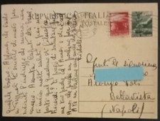 Cartolina postale italiana usato  Napoli