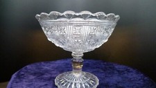 Pressed glass pedestal for sale  BILLINGHAM