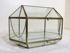 Vintage brass glass for sale  Chicago