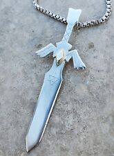Colar artesanal Legend Of Zelda prata esterlina Master Sword ouro amarelo 14k, usado comprar usado  Enviando para Brazil