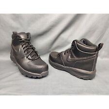 Botas Nike Boys Manoa Couro (GS) Resistente à Água Preto Tamanho 6 NOVAS SEM CAIXA! comprar usado  Enviando para Brazil