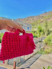 Borsa handmade fettuccia usato Borsa handmade fettuccia usato  Sarno