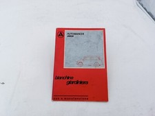 libretto uso manutenzione autobianchi bianchina usato libretto uso manutenzione autobianchi bianchina usato Novara