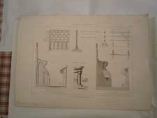 Planche gravure mobilier d'occasion  Lunéville