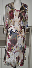 Floral silk dress for sale  HERNE BAY