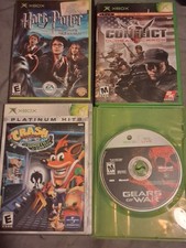 Usado, 3 Jogos XBOX, Harry Potter, Crash Bandicoot, Conflict; 1 Jogo Xbox 360 GoW comprar usado  Enviando para Brazil