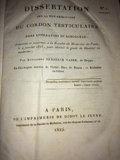Rétractation cordon testicula d'occasion  Montpellier-