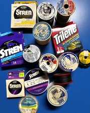 Lote de 15 linhas de pesca monofilamento Stren Dupont Trine Ande Wonder-mono, usado comprar usado  Enviando para Brazil