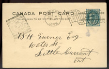 🍁Squared Circle SAULT STE MARIE, ONT. OC 6 98 PM, boa greve, cartão postal Canadá comprar usado  Enviando para Brazil