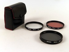 NOVO 58 mm. CONJUNTO DE 3 FILTROS BOWER UV, F-DL E P.L PARA CÂMERA CANON, FEITO NO JAPÃO comprar usado  Enviando para Brazil