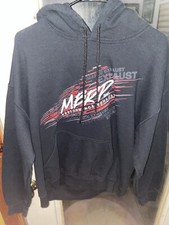 Moletom com capuz MBRP Racing masculino grande preto moto desempenho escape, usado comprar usado  Enviando para Brazil