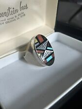 Zuni inlaid ring for sale  Hixson