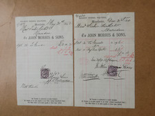 Manchester merchants invoices. for sale  BARNSLEY