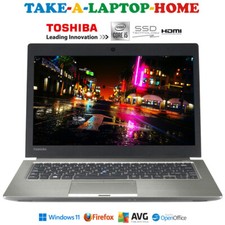 Notebook Toshiba Portege prata peso leve premium portátil Intel i5 CPU WiFi 5G, usado comprar usado  Enviando para Brazil