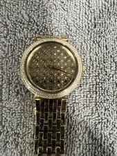 Novo Relógio Feminino Michael Kors MK3398 Darci Mostrador Dourado Pulseira de Aço Inoxidável comprar usado  Enviando para Brazil
