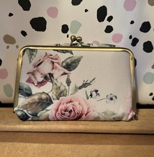 Pink roses fabric for sale  NEWPORT