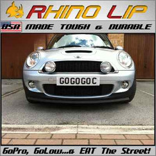 Mini Clubman Countryman Paceman Coupe * Front Valance Chin Spoiler Lip Splitter comprar usado  Enviando para Brazil