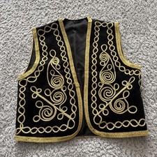 Black turkish waistcoat for sale  MILTON KEYNES
