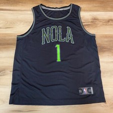 Usado, Camiseta Zion Williamson New Orleans Pelicans Masculina Média Preta Edição Nola City comprar usado  Enviando para Brazil