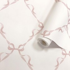 Cream pink ribbon for sale  MAIDENHEAD
