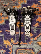 Pedal duplo de bumbo TAMA Iron Cobra 600 - HP600DTW comprar usado  Enviando para Brazil