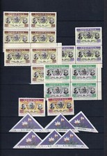 Albania Chorwacja Trójkątne kwiaty BOB MNH MH (40+ znaczków)Goj 1388 na sprzedaż  PL