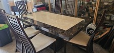Marble dining set for sale  BASINGSTOKE