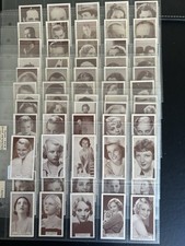 Usado, 1934 Wills Famous Film Stars Conjunto de 100 - Laurel Hardy Chaplin Lombard comprar usado  Enviando para Brazil