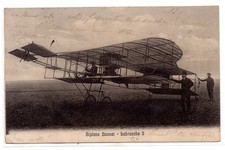 Biplano bonnet cartolina usato  Roma