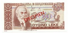200 lekë specimen usato  Pignataro Maggiore