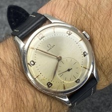 RELÓGIO SUÍÇO BIG OMEGA JUMBO REF 2505-8 VENTO MANUAL CAL 265 38.4MM S AÇO Ca 50S comprar usado  Enviando para Brazil