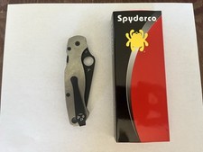 Spyderco paramilitary stonewas for sale  Clovis