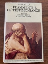 Eraclito frammenti testimonian usato  Pisa