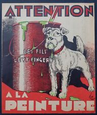 Etiquette attention peinture d'occasion  Nantes-