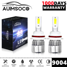 9004 HB1 LED farol lâmpadas super brilhantes kit de atualização feixe alto/baixo 6000K 2 peças comprar usado  Enviando para Brazil