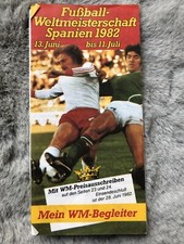 Spielplan fußball 1982 gebraucht kaufen  Inzlingen