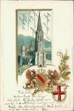 Ansichtskarte freiburg münste gebraucht kaufen  Eggenstein-Leopoldshafen