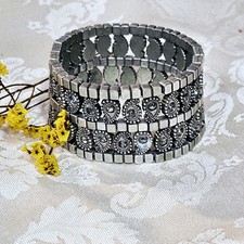 Bracelet manchette vintage d'occasion  Le Luc