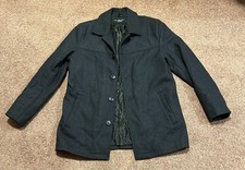 Black rivet peacoat for sale  Buchanan