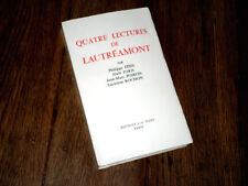 Lectures lautréamont 1973 d'occasion  Tours-