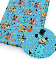 Usado, Tecido retrô iogue urso Huckleberry cão polialgodão meia jarda (18” x 55”) comprar usado  Enviando para Brazil