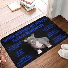  Tapete Pit Bull Terrier capacho banheiro cozinha tapete de entrada piso jardim comprar usado  Enviando para Brazil