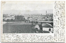 Cartolina vicenza panorama usato  Trieste