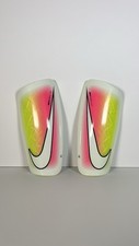 Protetor de caneleira Nike Mercurial Lite (rosa neon/amarelo) adulto tamanho G USADO comprar usado  Enviando para Brazil