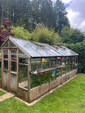 Large wooden greenhouse for sale  BODMIN