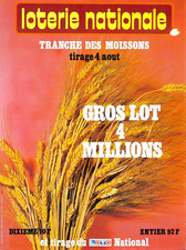 Affiche poster loterie d'occasion  Les Bordes
