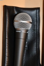 Microfone Shure SM58-LC dinâmico com fio XLR profissional, sem interruptor com caixa e bolsa comprar usado Microfone Shure SM58-LC dinâmico com fio XLR profissional, sem interruptor com caixa e bolsa comprar usado  Enviando para Brazil