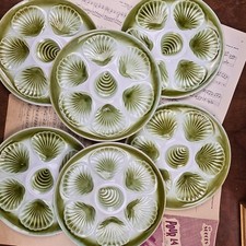 Lot assiettes huîtres d'occasion  Salvagnac