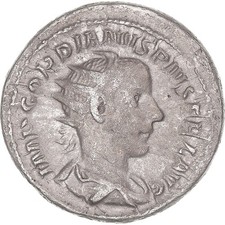 [#1173334] Moneta, Gordian III, Antoninianus, 241-243, Rome, VF(30-35), Bilon, R na sprzedaż  Wysyłka do Poland